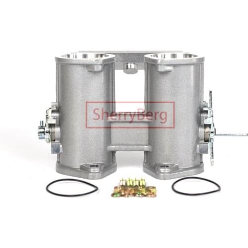 SherryBerg TBS 48dcoe 48 dcoe 48mm DCOE Twin 48mmDCOE Throttle Bodies Body for Weber/EMPI/FAJS/Dellorto/Solex DCOE/DHLA carb