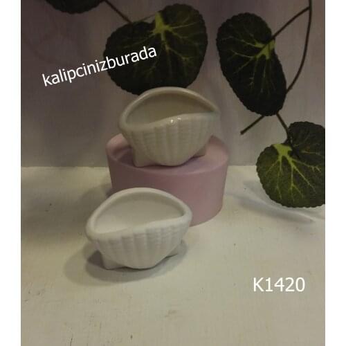 Mussels flower pot silicone mold