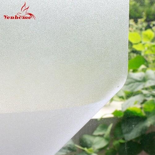 0.4*3m Vinyl Frosted Opaque Glass Static Cling Window Film Privacy Glass Stickers Home Decor Bathroom Glasses Removable Sticker