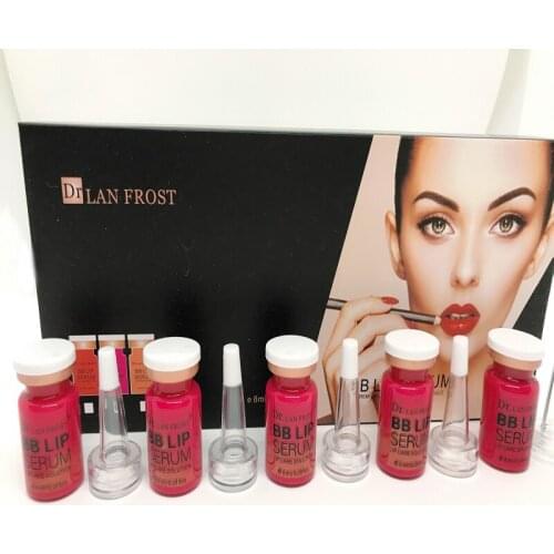 5 vials 8ml BB Lips Glow Serum Starter kit Korean Cosmetic Lip Gloss BB Cream Ampoule Pigment for Microneedle Nano MTS Treatment