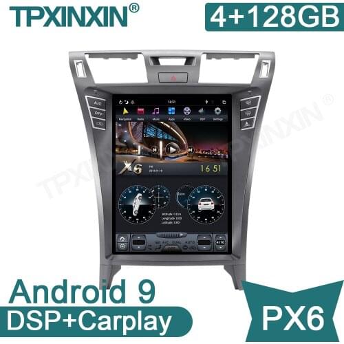 Android 9.0 4+128G PX6 Tesla Style ForLexus LS460 2006-2012 Android Car Audio Stereo Radio Recorder GPS Head Unit