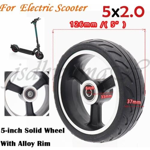 Hot sale 5 inch Tubeless Tire Wheel Tyre 5x2 wheel hub for Kugoo M4 pro Electric Wheelchair Wheel Motor