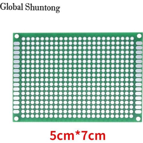 Double Side Copper prototype Bread Board Prototype 5X7cm 432 Points Double side Super Highly quality Best pices Green