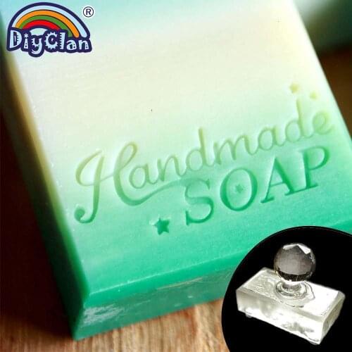 Handmade Soap Printing Mold Star Transparent Diy Natural Organic Glass Soap Chapter Acrylic Chapter Custom Art Font Gift