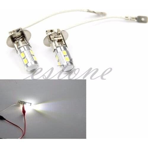 YAM H3 10 LED 5630 SMD White Fog LED Auto Bulb Tail Turn Driving Light High Beam
