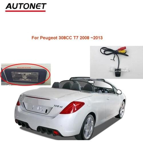 Autonet car rear view camera For Peugeot 308CC T7 2008 ~2013 Backup HD Camera /license plate camera