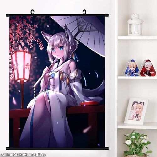 HOT Anime Games Azur Lane kawakaze HD Wall Scroll Roll Print Painting Poster Home Decor Collectible Decorative Art Image Gifts