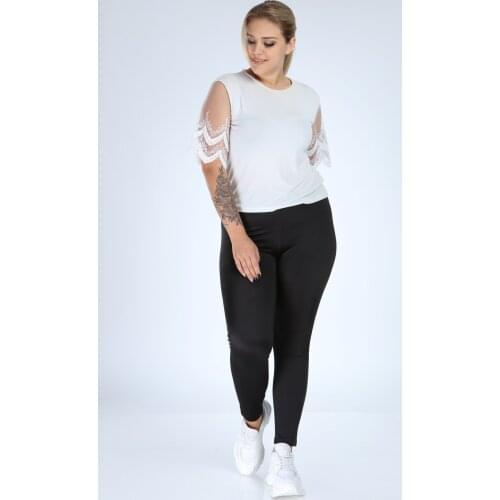 Lir Women Large Size Leggings Black L2325