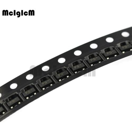 MCIGICM BSS84,100pcs P-Channel 50V 130mA (Ta) 360mW (Ta) Surface Mount SOT-23-3 SMD mosfet transistor SOT-23 BSS84