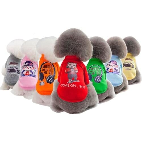 Fashion Chihuahua Pet Dog Puppy Warm Sweater Clothing Coat T-Shirt Dog Autumn Winter Hoodie Apparel Dog Clothes Costume