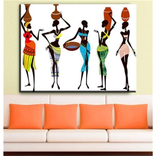 Full Square Round Diamond Embroidery Diy Diamond Painting portrait african 5d pictures by number Cross Stitch MosaicZP-2305