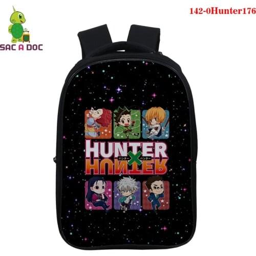 Anime HUNTERxHUNTER Backpack Hunter X Hunter Children School Bags HXH Killua Zoldyck Travel Shoulder Rucksack Boys Girls Bookbag