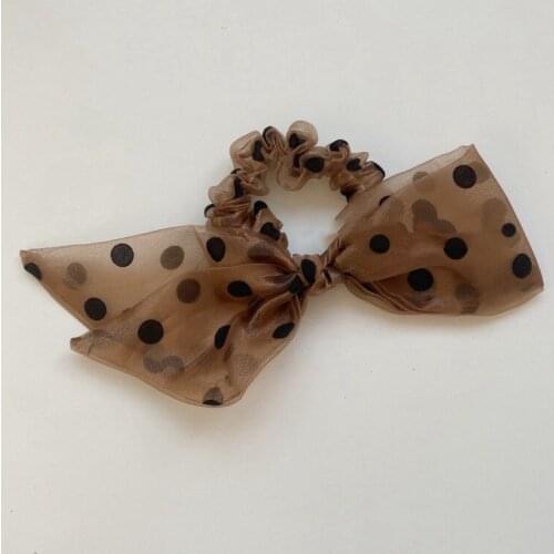 Kewgarden Childrens simple big bow hair ring girly temperament hair cord accessories 3pcs