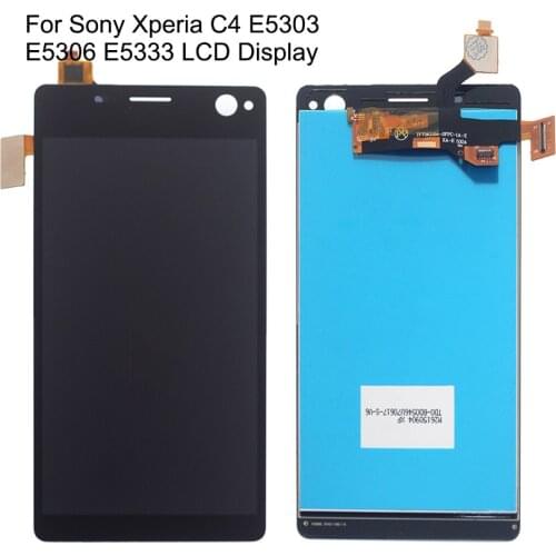 For Sony Xperia C4 E5303 E5306 E5333 LCD Display Touch Screen Sensor Phone Accessories With Free Shipping And Gift Tools
