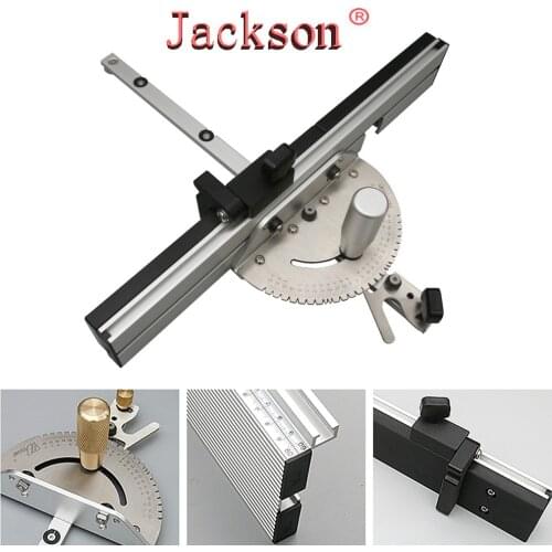Miter Gauge Table Saw/Router Miter Gauge Sawing Assembly Ruler Sawing Assembly Ruler for Table Saw Router 450mm Long Woodworking