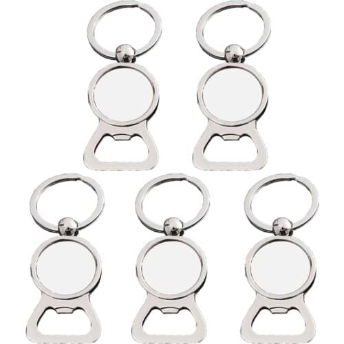 Sublimation Blanks Keychains Board Ornaments DIY Heat Transfer Keychains Double-Sided Pendants Keychains for Sublimation Keyring