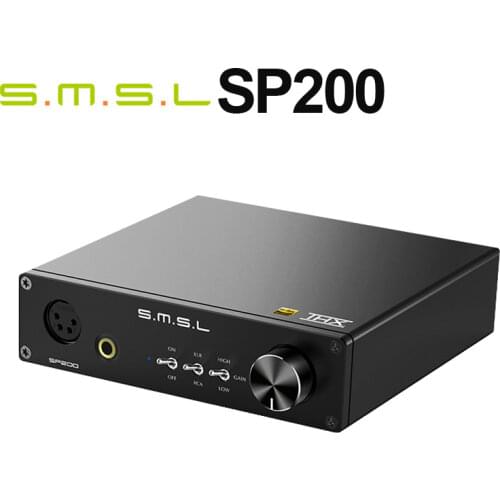 SMSL SP200 THX AAA 888 Technology Balanced Headphone Amplifier AMP with XLR RCA Input