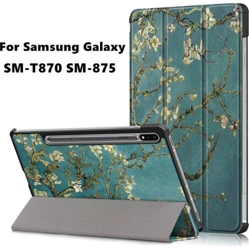 Smart Case For Samsung Galaxy Tab S7 2020 11 inch SM-T870 SM-T875 Tablet Protective Cover for Samsung Galaxy Tab S7 11" tablet