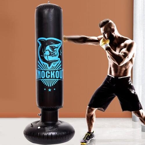 Children adult vertical inflatable boxing column tumbler punching bag vent toy catharsis column pvc inflatable punching bag