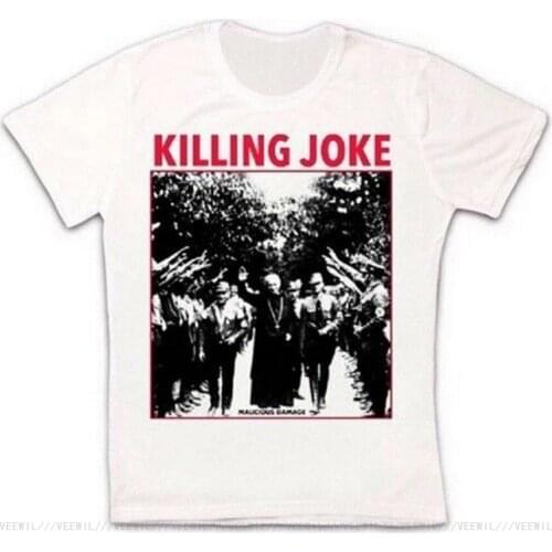 Killing Joke Malicious Damage Punk Rock Retro Vintage Unisex T Shirt Fast Shipping Tee Tshirt