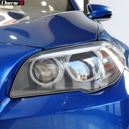 2 Pcs Self Healing TPU Protection Transparent Stickers Car Headlight Protective Film for BMW M5 F10 2011-2016 Accessories