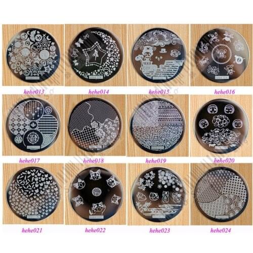 20pcs New Nail Art Stamp Stamping Image Template Plate HEHE Series 20 (25-36) *** NEW