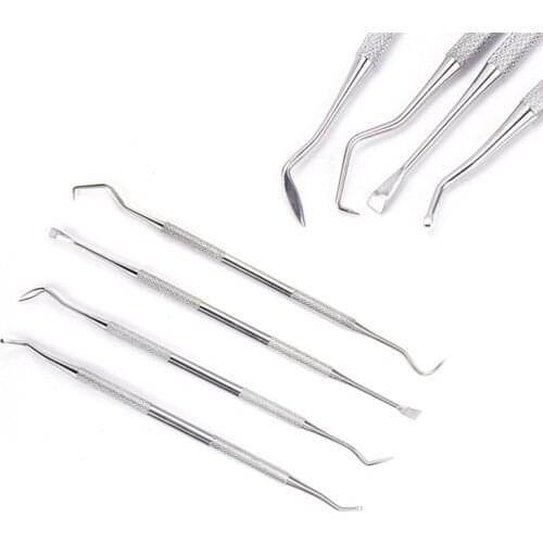 4 Pcs Stainless Steel Rifle Cleaning Picks Gun Cleaning Pick Brush Design-A