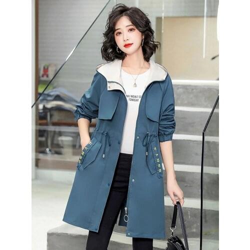 AKSAYA MATI Women's Long Raincoats