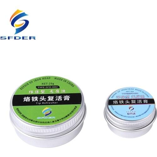 Lead-Free Soldering Tip Refresher Clean Paste for Oxide Solder Iron Tip Welding Sting Resurrection BGA Rework Tools