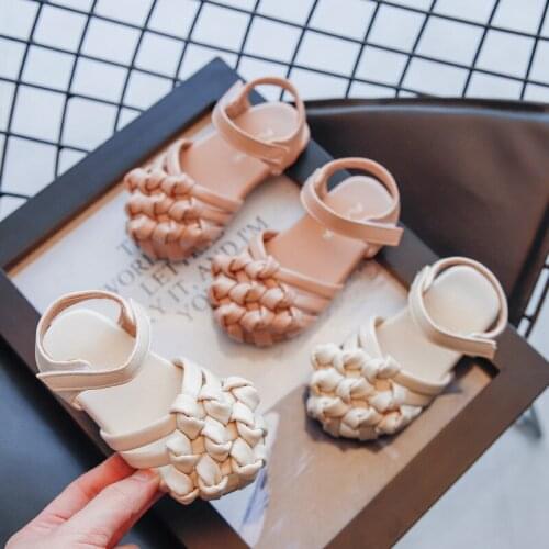 Childrens Shoes 2021 Summer New Girls Baotou Sandals Soft Soled Girls Beach Shoes Pink Sandals Girls Shoes