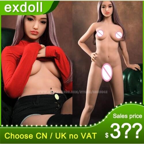 EXDOLL 158cm Lifelike Breast ASS Butt Silicone Sex Doll Realistic Vagina Anal Oral Adult Sex Toys For Men Love Dolls