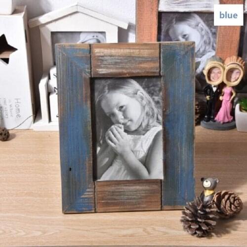 UBRUSH Photo Frame Wood 5 colors Hazelnut pine, clear texture On Table Or Hanging On the Wall 2Boxes 5 Inch picture frames