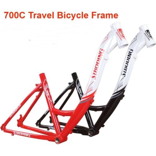 Last Leisure bicycle 26*16 inch 1600g MTB mountain bike aluminum alloy frame 26-inch/700C travel bicycle frames with headset