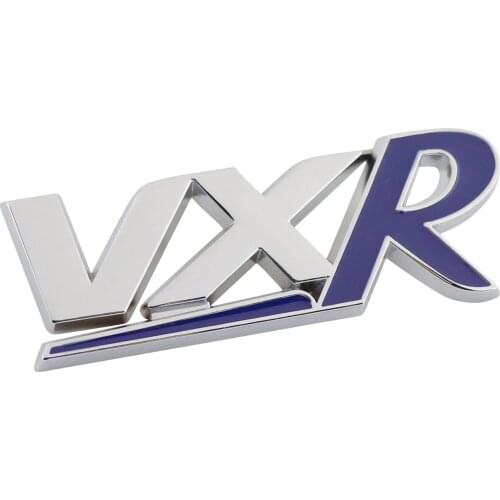 Chrome Blue VXR for VECTRA ZAFIRA CORSA ASTRA Fender Trunk Emblem Badge Sticker
