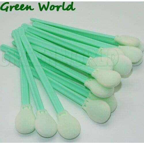 Green World 50pcs/lot 5" Round Sponge Gun Cleaning Cotton Swabs, Gun Tips,Swabs Tip