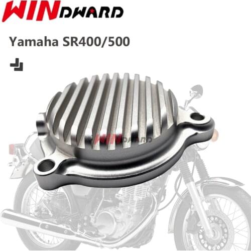 CNC quick cooling oil filter cover for SR400/500