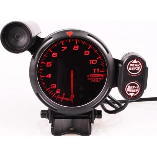 Defi BF 3.75 Inch 80mm 7 Colors 0-11000 RPM Stepper Motor Tachometer RPM Gauge with Shift Light