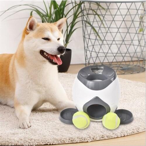 18CM Pet dog tennis reward machine toy pet ball launcher toy IQ training dog toy indoor or outdoor elastic tennis OG001