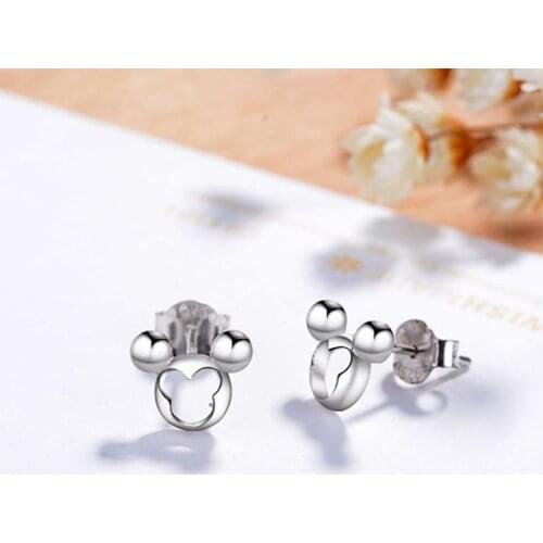 Mini Mouse Stud Earrings For Girls Cute Anime Jewelry Wholesale 2021 New Charm Wedding Gift Fashion Cartoon Small Accessories