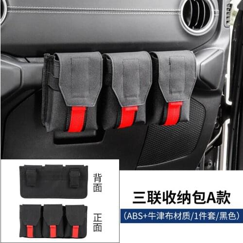 Multifunctional storage bag in the car FOR Jeep Wrangler Co-pilot handle seat back Car storage bag Sundries storage bag