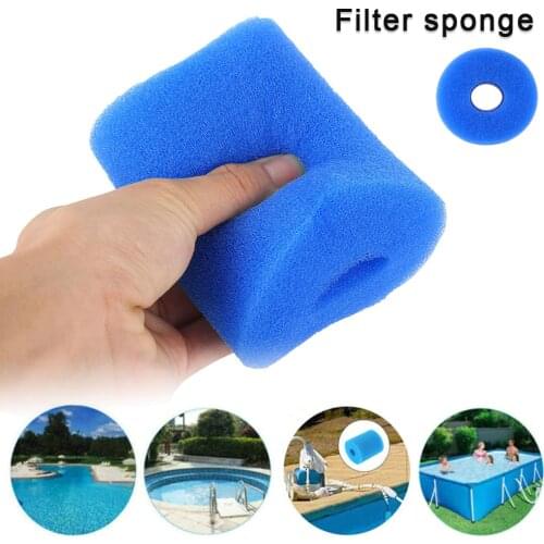 Pool Clean Reusable Washable Swimming Pool Filter Foam Sponge Cartridge For Intex Type H Clean Replacement Swimming Accessories