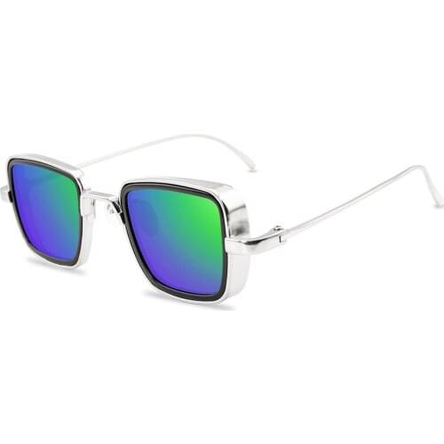 Bohosco Fashion Steampunk UV400 Sunglasses Men Brand Women Mirror Designer Sun Solar Glasses Vintage Lens Eyewear