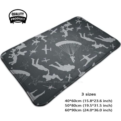 Sky Pattern 1 Soft Foot Pad Room Goods Rug Carpet Skydive Sky Freefly Freeflying Parachuting Extreme Sport Fly Jumping