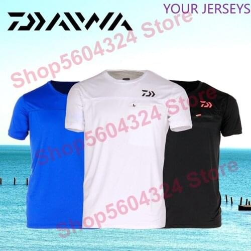 DAIWA Fishing Clothing Short Sleeve Clothes Quick-Drying Breathable Anti-UV Sun Protection T Shirt