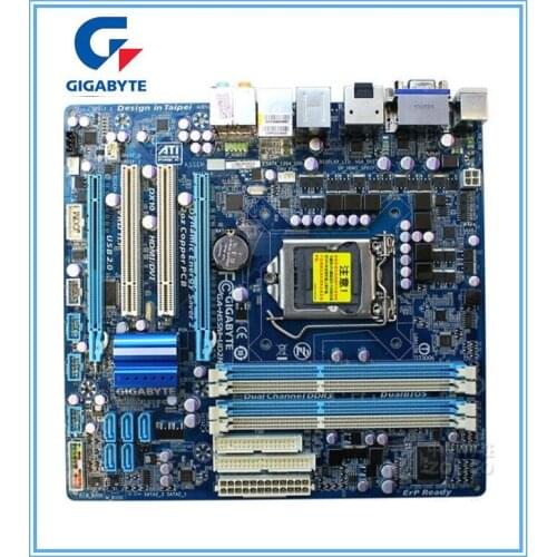 Gigabyte GA-H55M-UD2H H55 original mainbaord H55M-UD2H DDR3 LGA 1156 used desktop motherboard