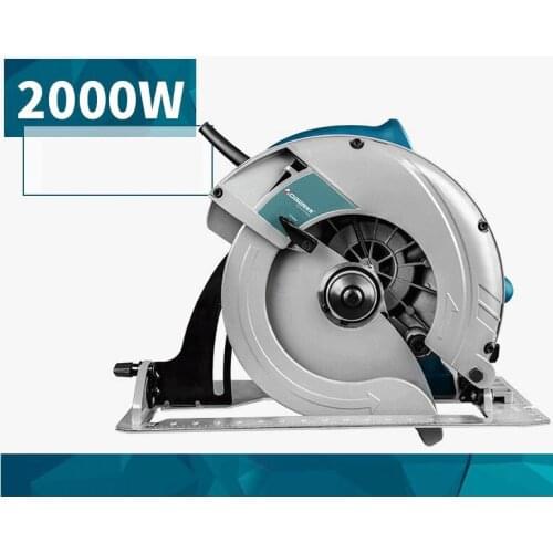 Industrial Electric Circular Saw 2000W High Power Woodworking Saw 9 inch Flip-down Portable Table Saw Cutting Machine AT3606