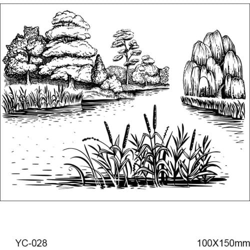 Various Wonderful Scenery Transparent Clear Stamps For DIY Scrapbooking/Card Making Stamps Fun Decoration Supplies