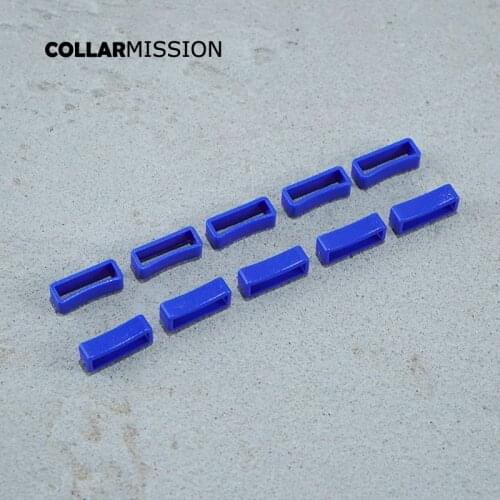 Retail Plastic Rectangular Sliding Dog Collar Backpack with Webbing Bag Parts 15mm dark Blue SK15SJ15