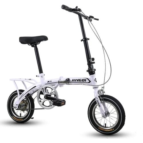 12 Inch Mini Adult Launch Aluminum Alloy Foldable Children Ultra-Portable Single Speed Folding Bicycle