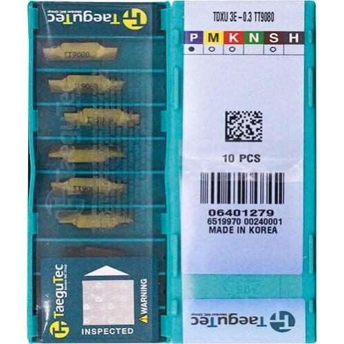 TDXU3E-0.3 TT9080 100% Original TAEGUTEC carbide insert with the best quality 10pcs/lot free shipping